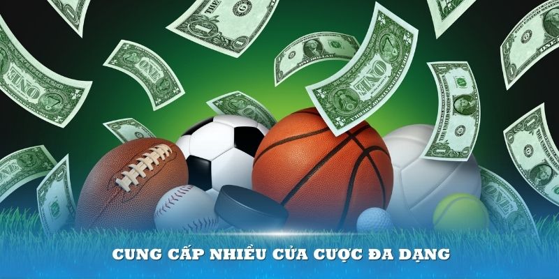 Sảnh Thể thao United Gaming cung cấp nhiều cửa cược đa dạng